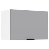 Küchenoberschrank Fasola - Weiss/Anthrazit, Trend, Holzwerkstoff/Kunststoff (60/40/31cm) - MID.YOU