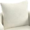 FAUTEUIL MARIETA - Wit/Zwart, Modern, Hout/Textiel (77/81/77cm) - Bessagi Home