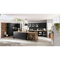 Bucătărie la comandă Sylt - negru, Romantik / Landhaus, material pe bază de lemn - Nobilia