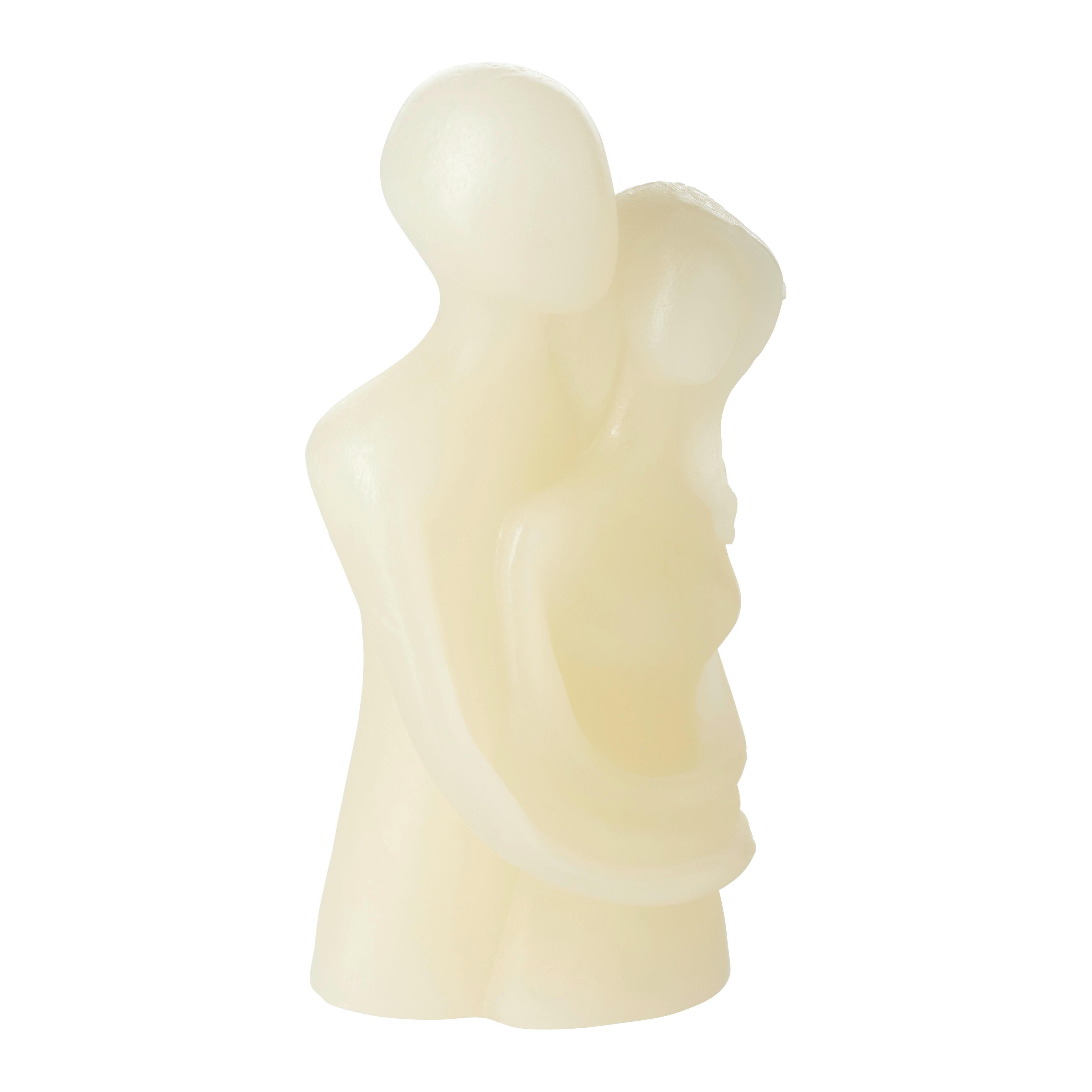 Kerze Couple in Weiß - Weiß, Basics (5/11/4cm) - Modern Living