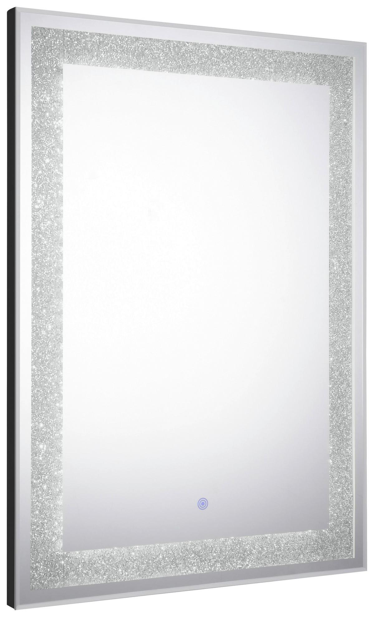 LUSTRO ŁAZIENKOWE HERMINE - kolor srebrny, Modern, szkło (50/70/3,5cm)