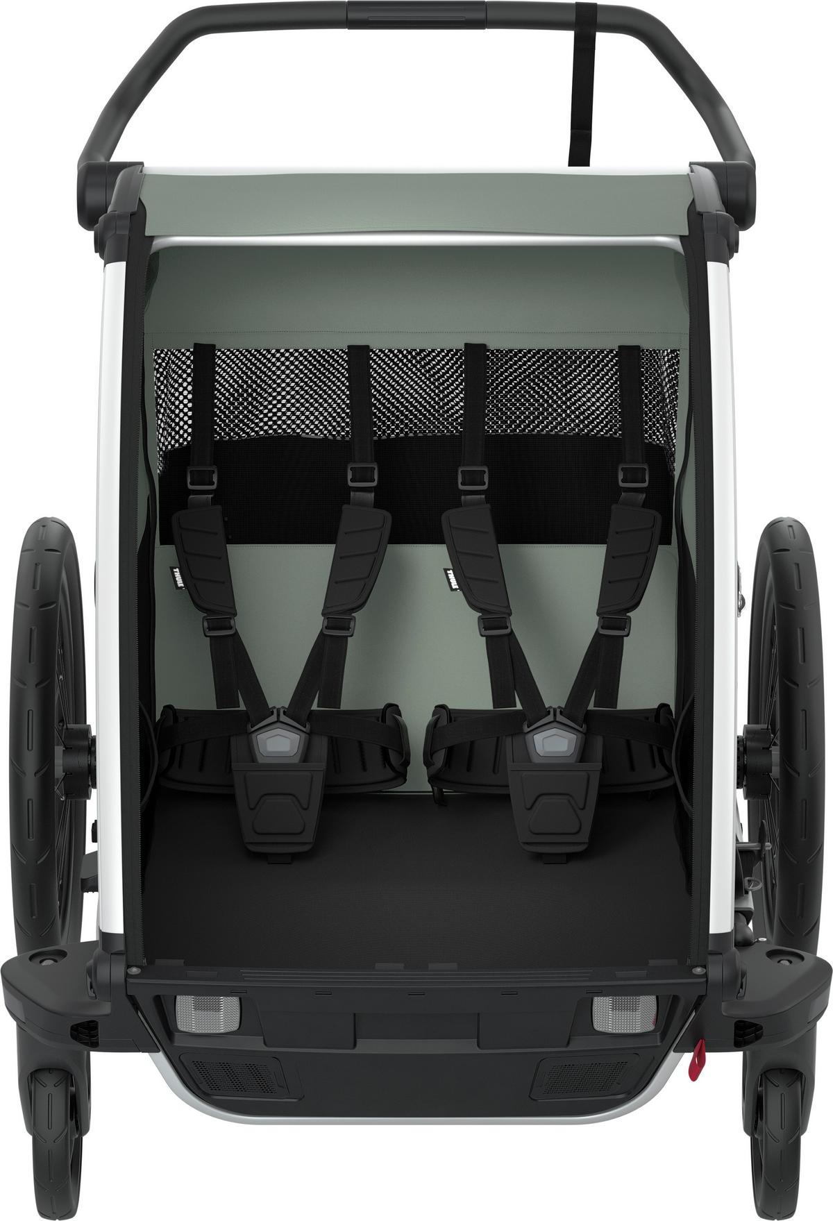 PRZYCZEPA ROWEROWA 10203022 CHARIOT LITE2 - zielony, Basics, metal (80/114,5/94cm) - Thule