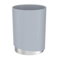 Pahar pentru periuțe de dinți CHRIS - antracit, Modern, plastic/metal (8/11cm) - Mömax