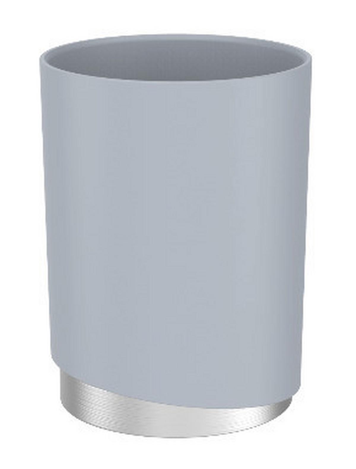 Pahar pentru periuțe de dinți CHRIS - antracit, Modern, plastic/metal (8/11cm) - Mömax