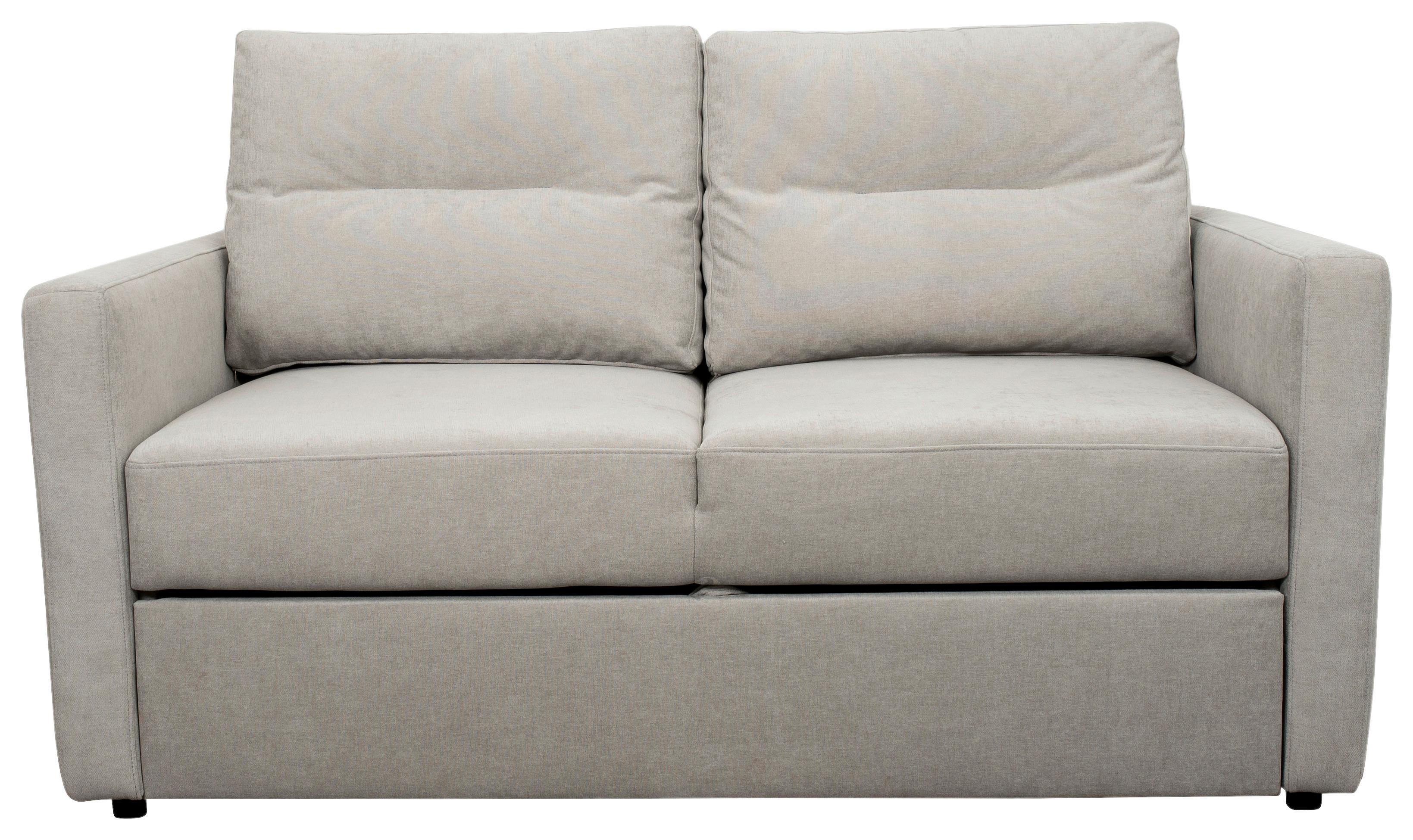Sofa Gloria - svijetlo siva/crna, Moderno, tekstil/plastika (152/94/102cm) - Modern Living