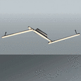 Stropna Led-svetilka Luis - Konvencionalno, kovina/umetna masa (120/8/9cm) - Mömax modern living Stropna Led-svetilka Luis - Konvencionalno, kovina/umetna masa (120/8/9cm) - Mömax modern living