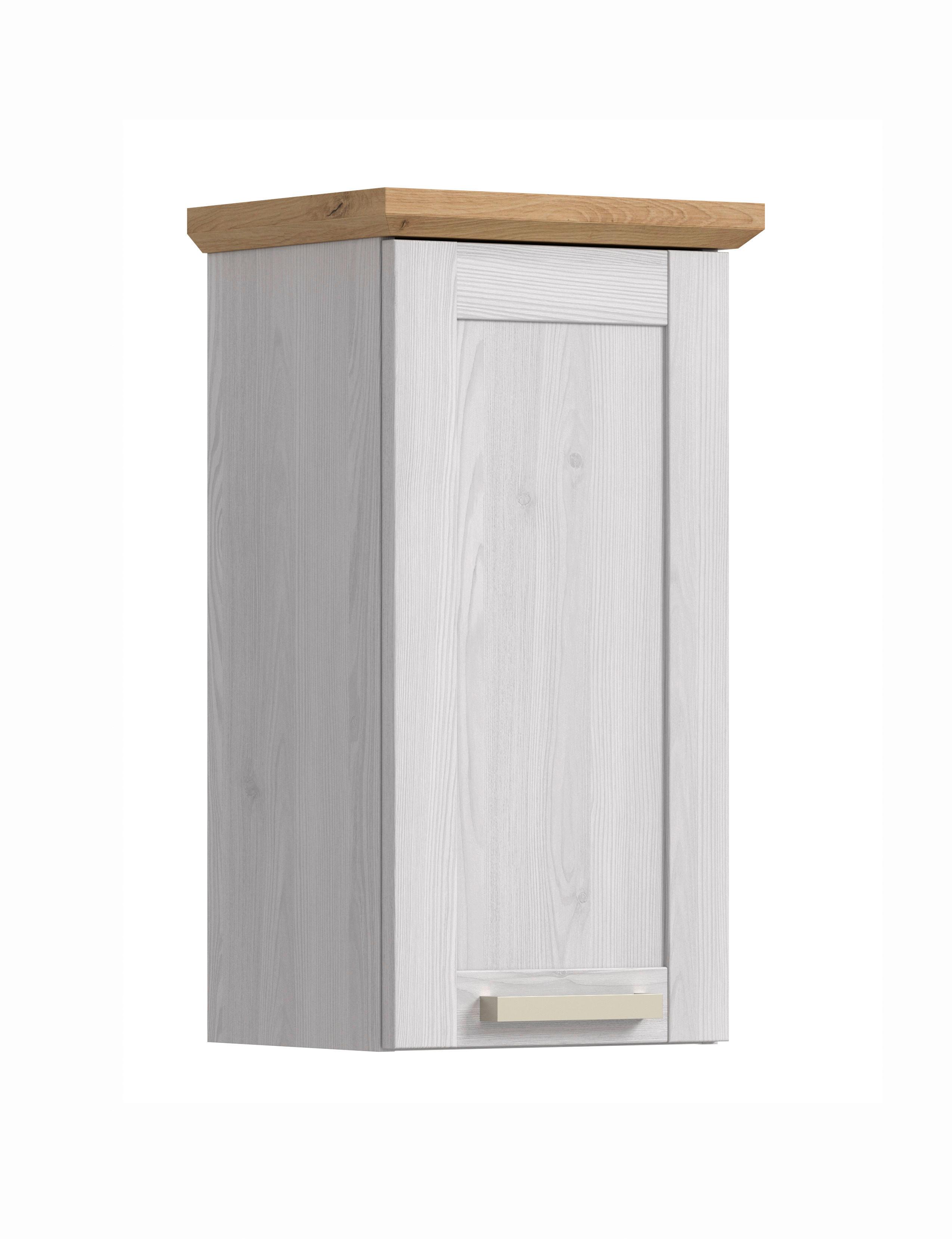 Hängeschrank Verona Lärchefarben/Eiche Artisan - Silberfarben/Lärchefarben, Trend, Holzwerkstoff/Kunststoff (39/71/34cm) - MID.YOU
