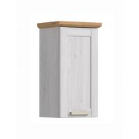 Hängeschrank Verona Lärchefarben/Eiche Artisan - Silberfarben/Lärchefarben, Trend, Holzwerkstoff/Kunststoff (39/71/34cm) - MID.YOU