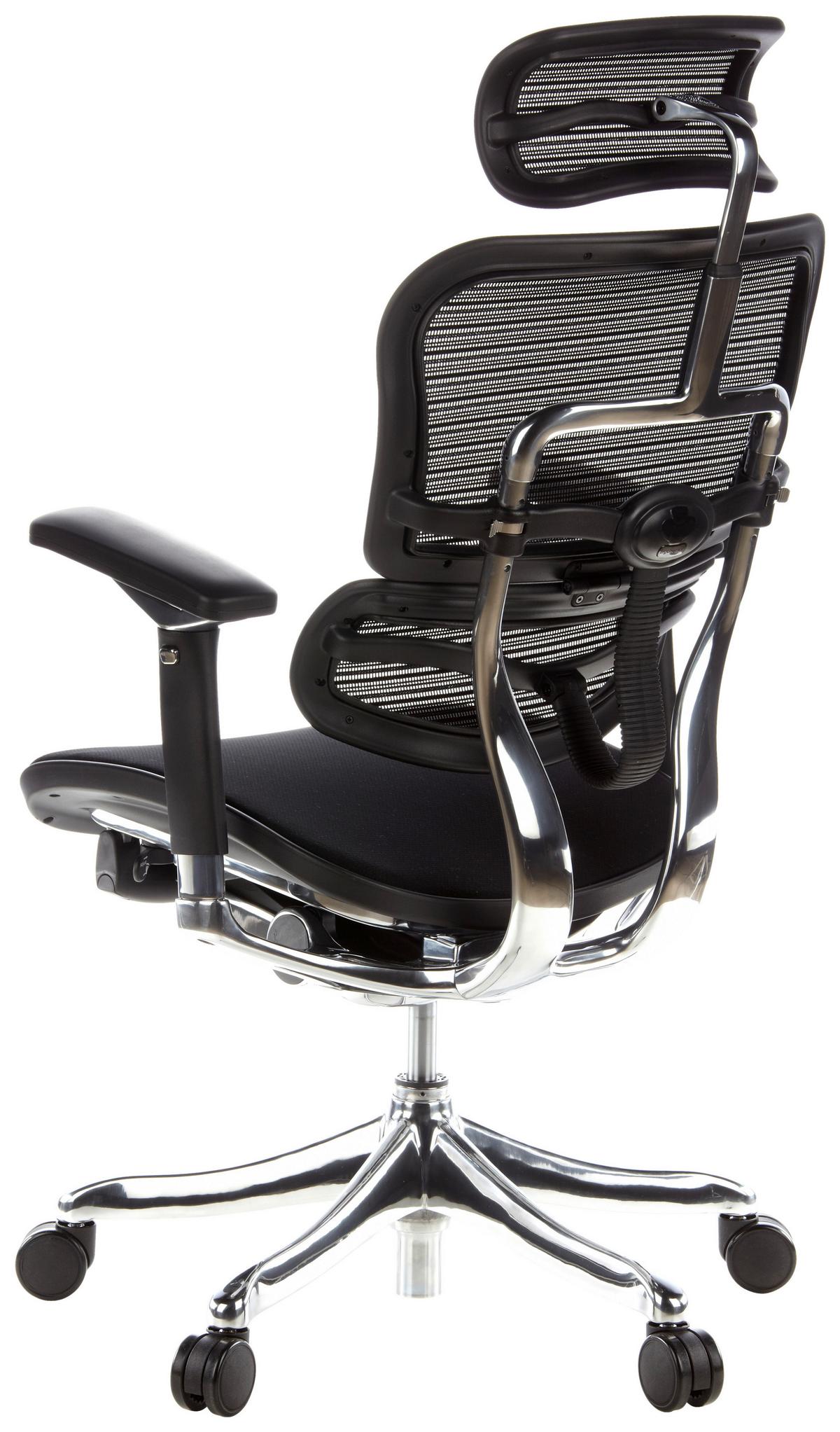 Drehstuhl Ergohuman Ultra G Gen 2 Grau - Silberfarben/Grau, MODERN, Kunststoff/Textil (65/114 - 132/60cm) - MID.YOU