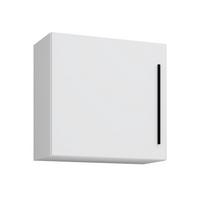 Viseči Element Arila M, Bela - črna/bela, Moderno, kovina/leseni material (50/50/30cm) - MID.YOU