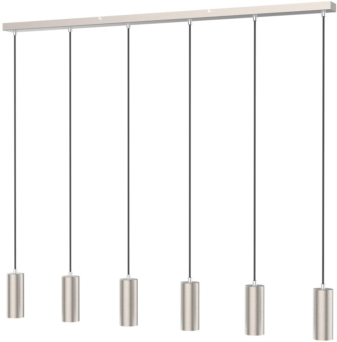 Hängeleuchte Robby max. 25 Watt - Chromfarben, Design, Metall (115/6/120cm) - Globo