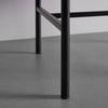 SÄNGBORD MILANO - svart/askfärgad, Modern, metall/trä (47,5/51/36cm) - Bessagi Home