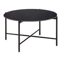 Couchtisch Monza Schwarz - Schwarz, MODERN, Keramik/Metall (80/80/43cm) - Mömax