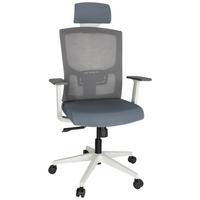 Pisarniški Stol Captivo Base W, Siva - siva/bela, Moderno, umetna masa/tekstil (70/135/58cm) - MID.YOU