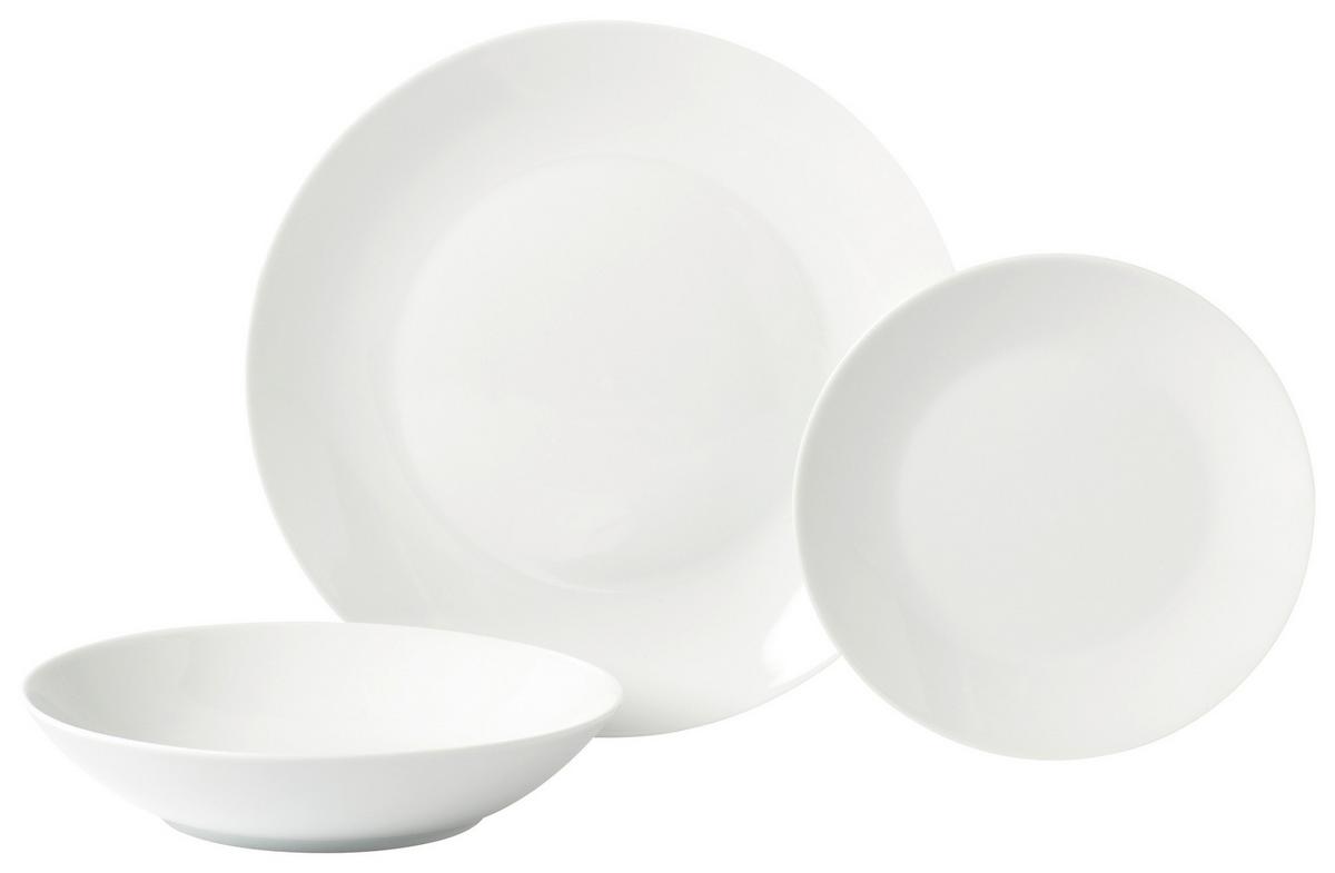 Servis 18/1 Susanna - bijela, Konvencionalno, keramika - Based