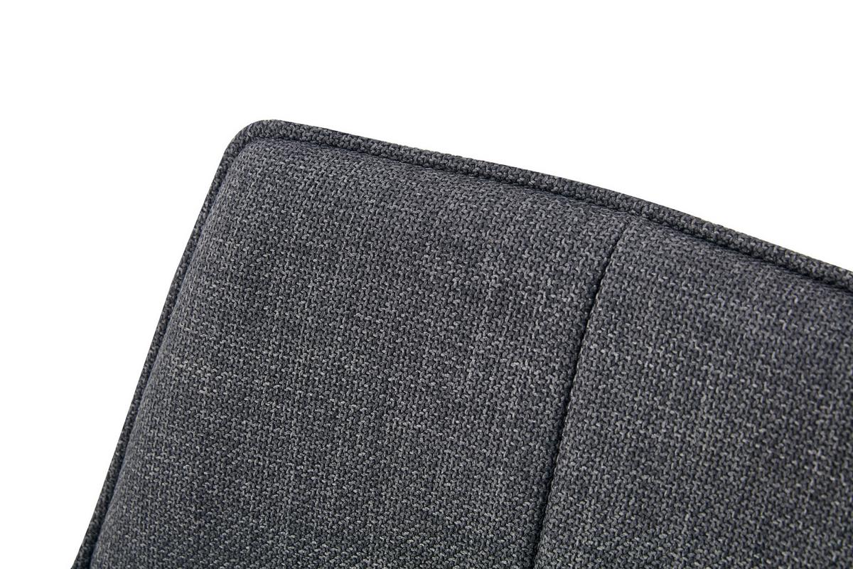 Set Naslanjačev Jana, Antracit, 2 Kos - antracit, Moderno, kovina/tekstil (57/91/64cm) - MID.YOU