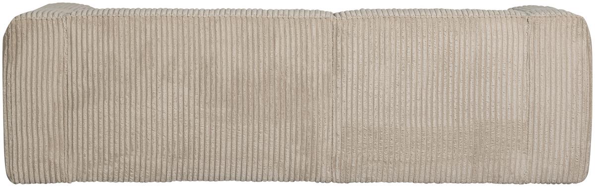 Ecksofa Bean Beige S: 178x254 cm - Beige/Schwarz, Design, Kunststoff/Textil (178/254cm) - Livetastic
