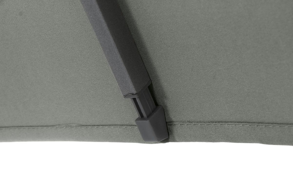 Sonnenschirm BHT 300x256x200 cm Anthrazit/Olivgrün - Anthrazit/Olivgrün, KONVENTIONELL, Textil/Metall (300/200cm) - Siena Garden