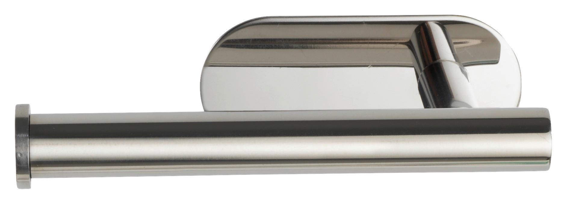 Toilettenpapierhalter in Chromfarben - Chromfarben, MODERN, Metall (16/4,5/7cm) - Modern Living