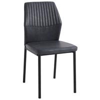 Stolica Hana - tamno siva/crna, Basics, metal/tekstil (44/86/52cm) - Best Price