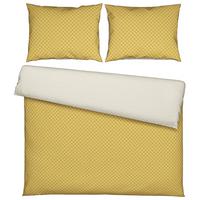 Wendebettwäsche Mici-Wende XXL in Gelb/Natur ca. 200x220cm - Gelb/Naturfarben, KONVENTIONELL, Textil (200/220cm) - Modern Living