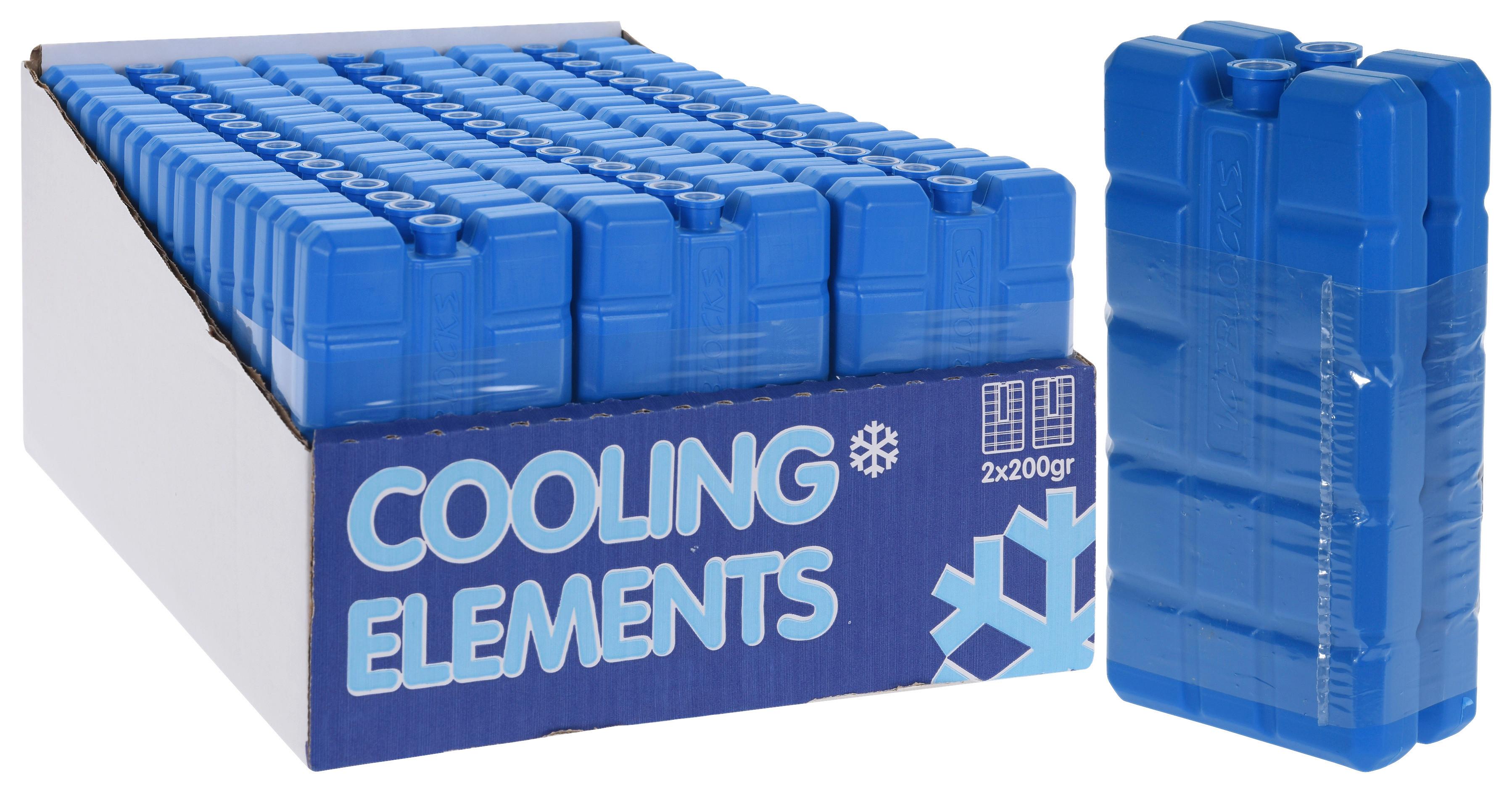 Jégakku Carly - kék, Basics, műanyag (15/8/4cm)