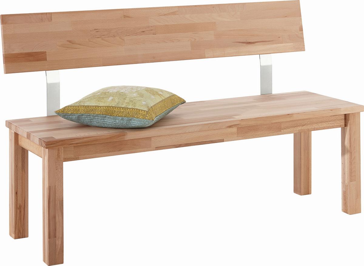 ŁAWKA ARON 140 - kolor bukowy/buk twardzielowy, Konventionell, drewno (140/83/53cm) - Carryhome