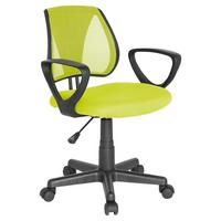 Jugenddrehstuhl Kiddy CD ca. 58x75-92x45 cm Grün - Schwarz/Grün, Basics, Kunststoff (58/75-92/45cm) - MID.YOU