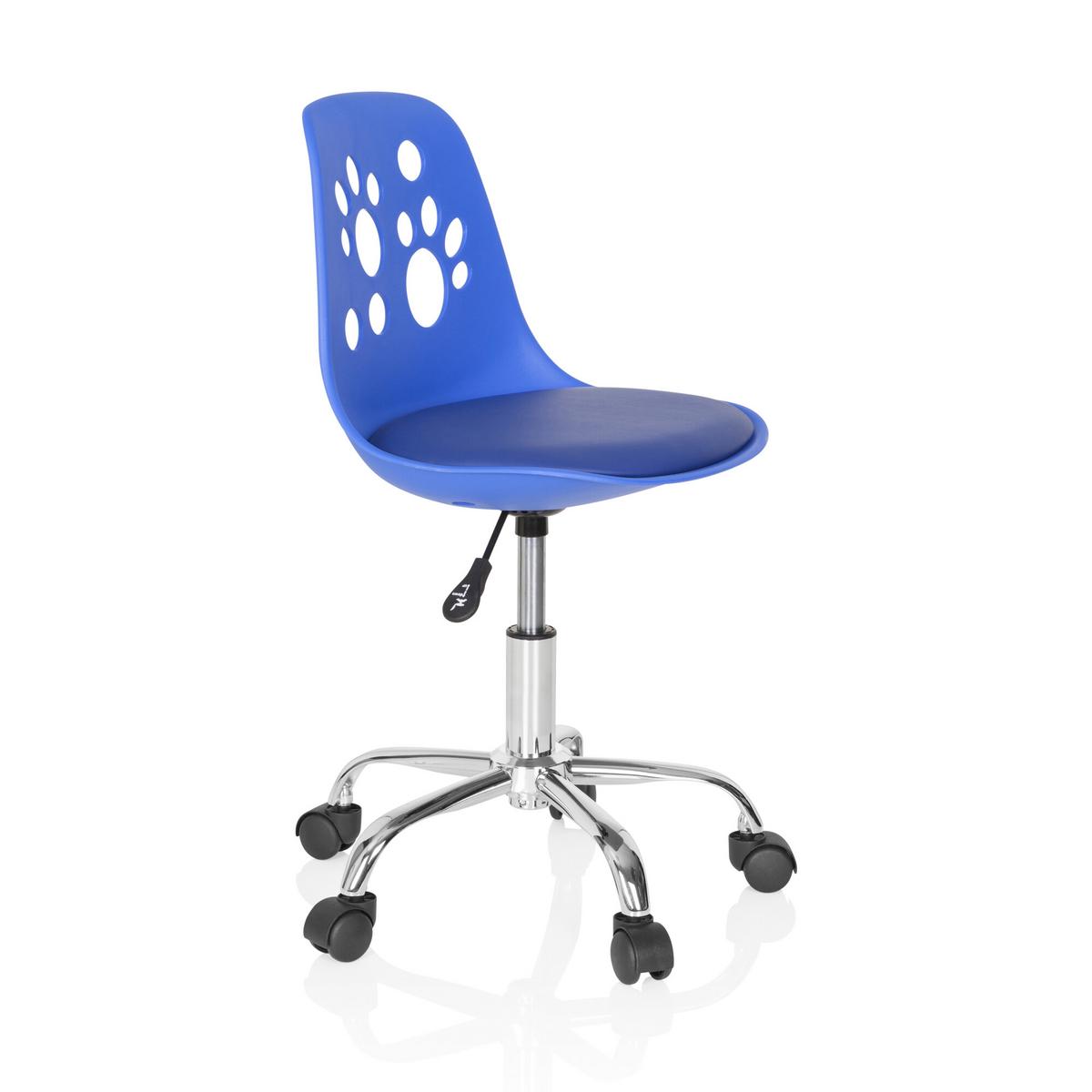 Mladinski Vrtljivi Stol Fancy I, Modra - modra, Moderno, umetna masa/tekstil (40/72-82/44cm) - MID.YOU