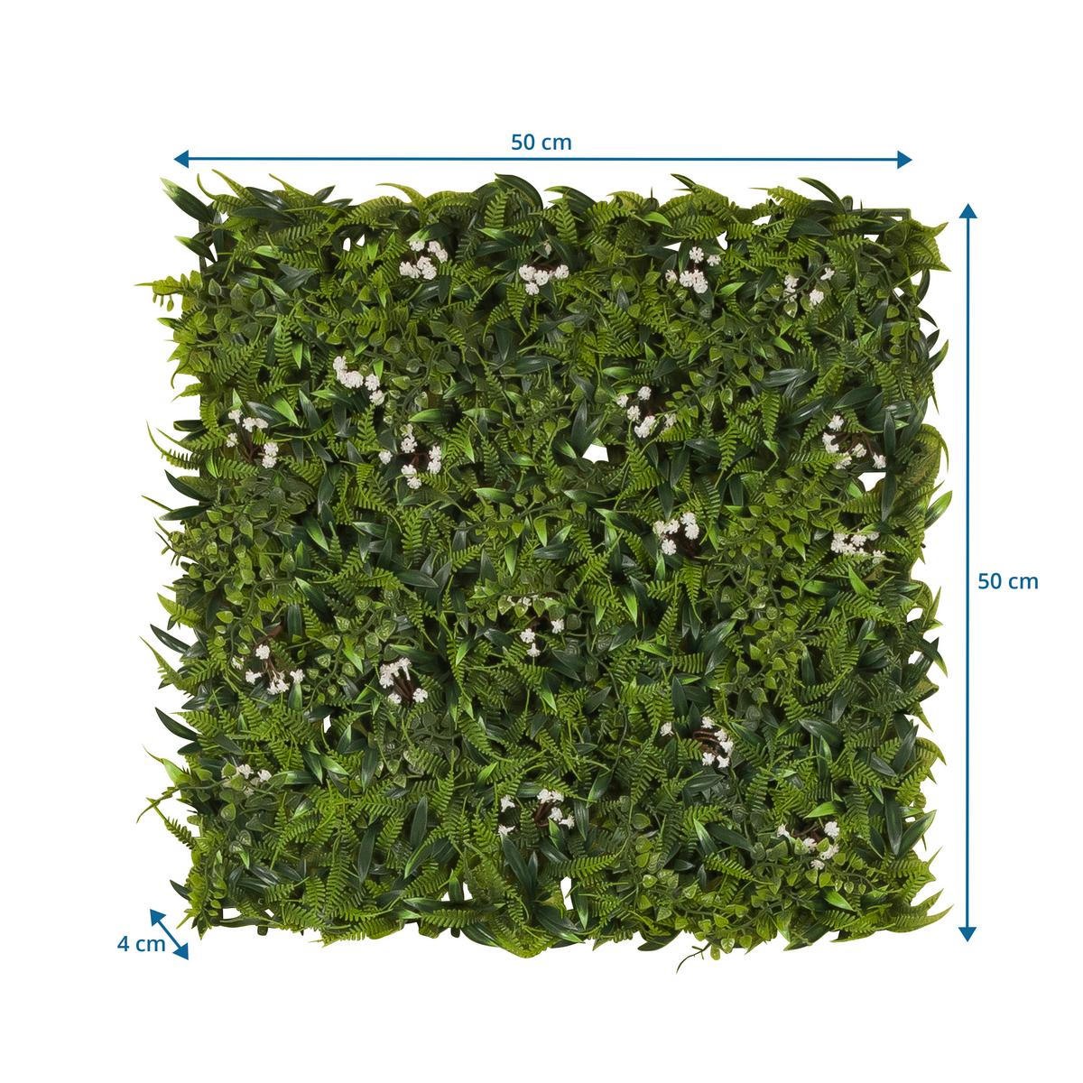 Panel Za Rastline More Green I - zelena, Basics, umetna masa (50/50/4cm) - MID.YOU