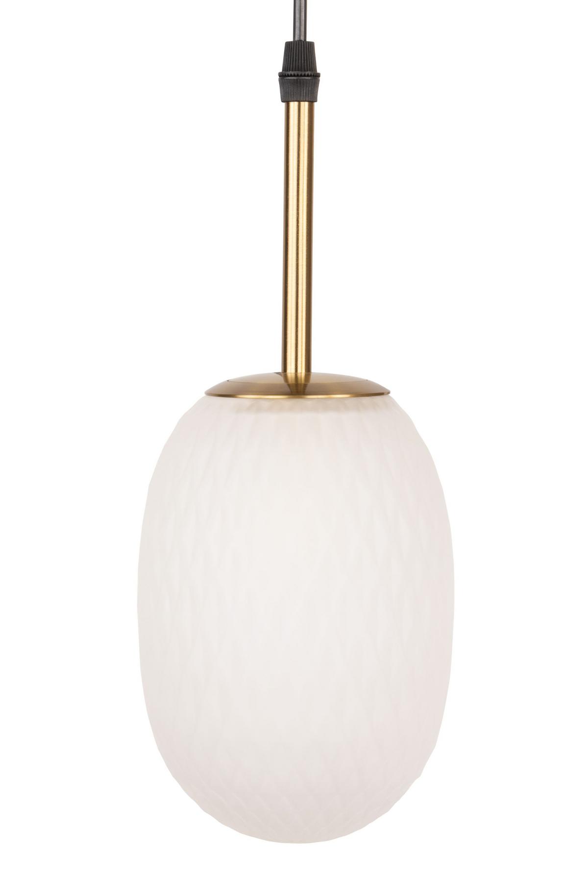 LAMPA WISZĄCA SAVANNAH - kolor brązu/czarny, Trend, metal/szkło (350/150cm) - Novel