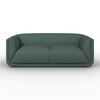 SOFFA HEVI - grön/svart, Modern, trä/textil (197/73/86cm) - Bessagi Home