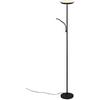 LED-GOLVLAMPA MINN - svart, Klassisk, metall/plast (25/25/178cm) - Mömax