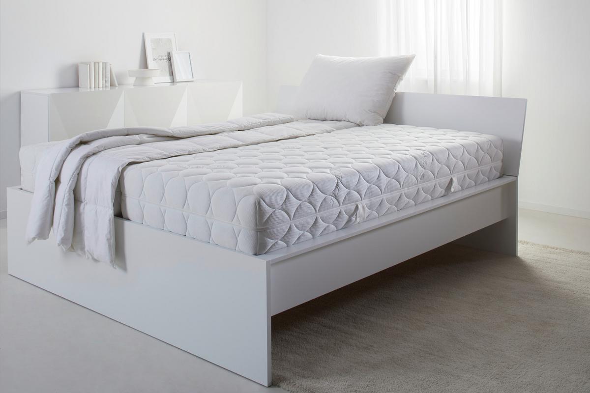 Ležišče Iz Udobne Pene Ergo 24 - bela, tekstil (180/200cm) - Nadana