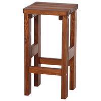Barhocker Tessin Holz - Braun, Basics, Holz (39/76/39cm) - Gardenson