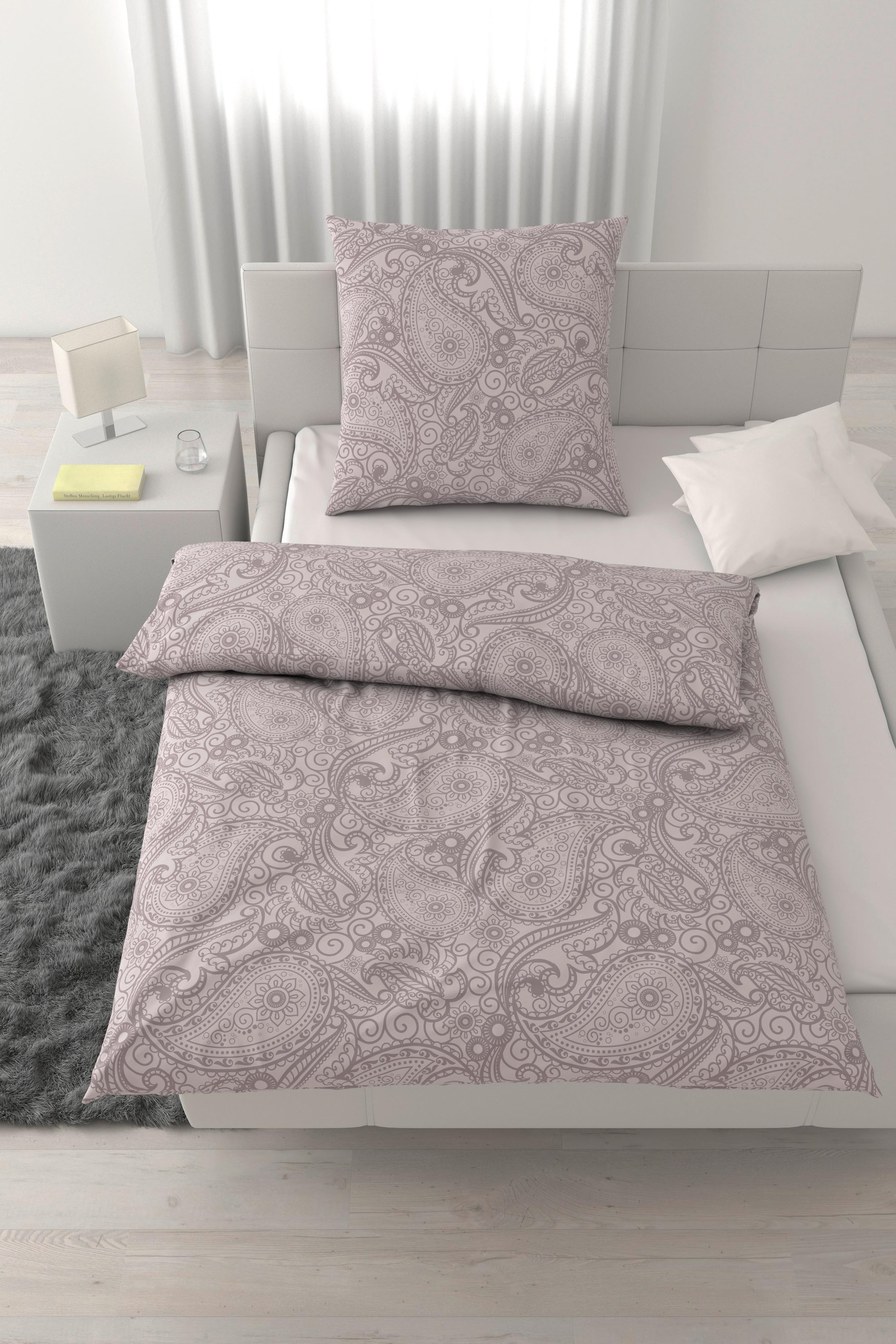 Bettwäsche Paisley Altrosa ca. 135x200cm - Altrosa, Textil (135/200cm) - Mömax