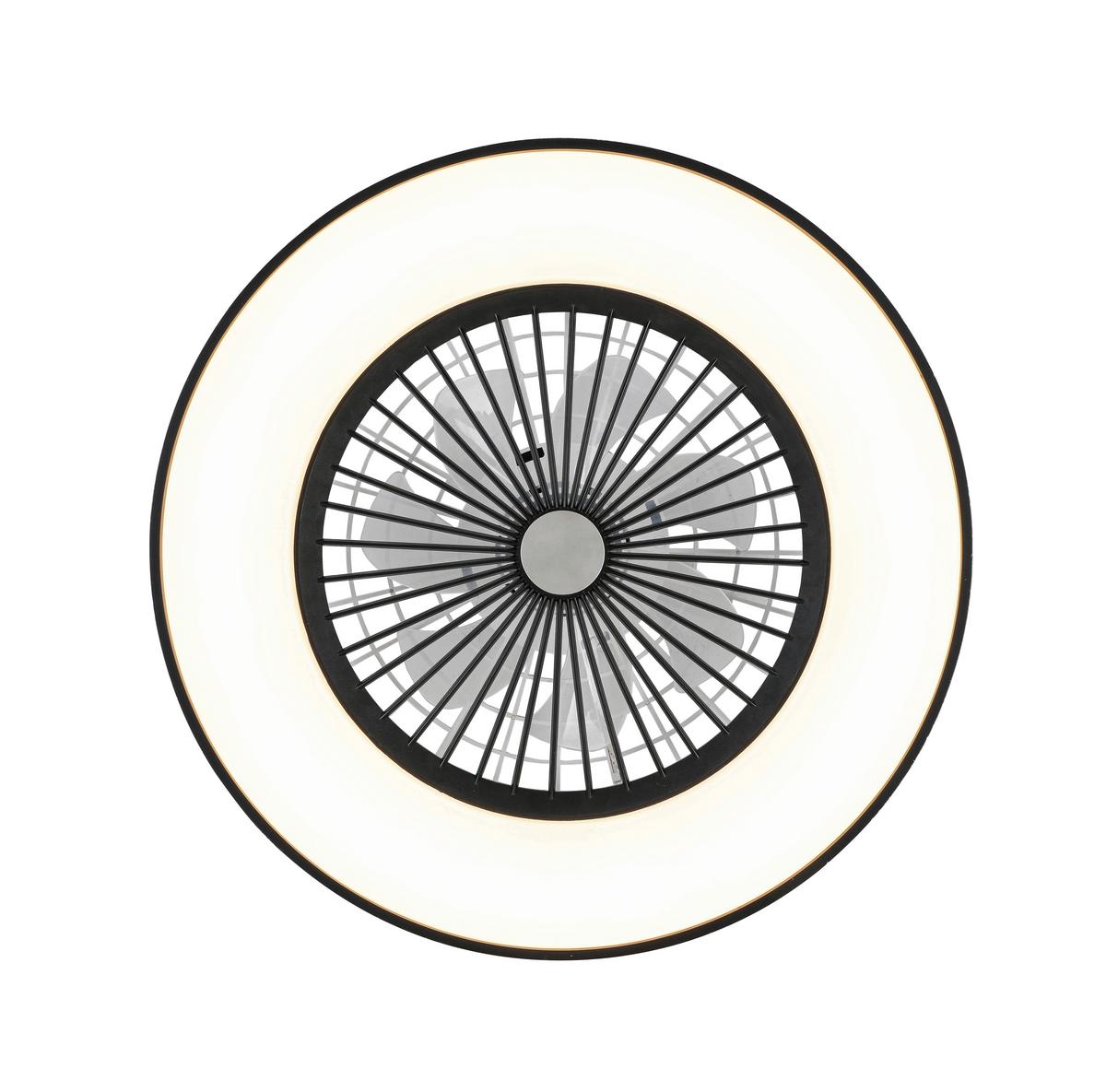 Stropna Led-svetilka Mitzi - črna/bela, Moderno, umetna masa (57/19cm) - Mömax