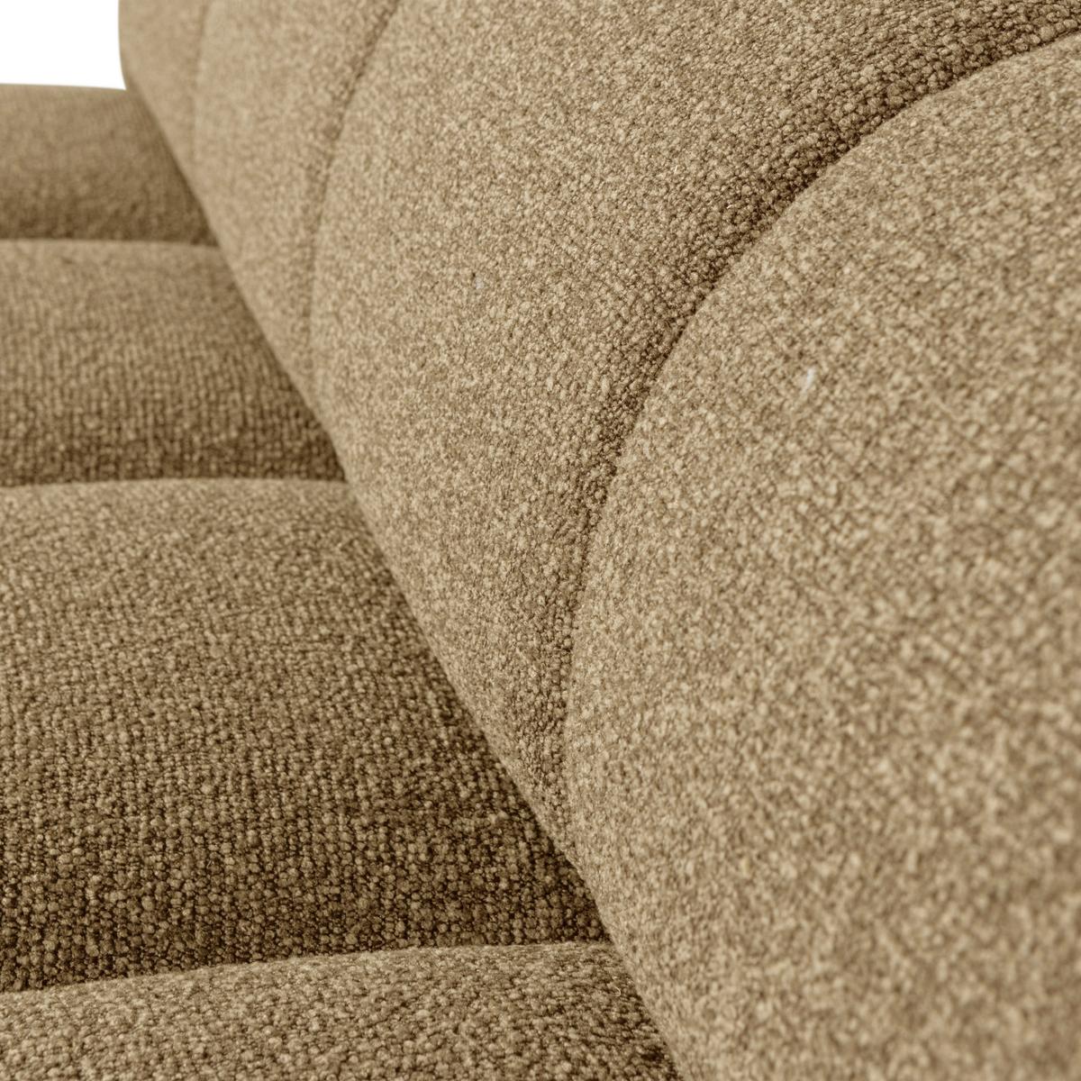 Sitzbank Mojo Dunkelgelb B: 164cm - Dunkelgelb/Schwarz, MODERN, Kunststoff/Textil (164/83/73cm) - Livetastic