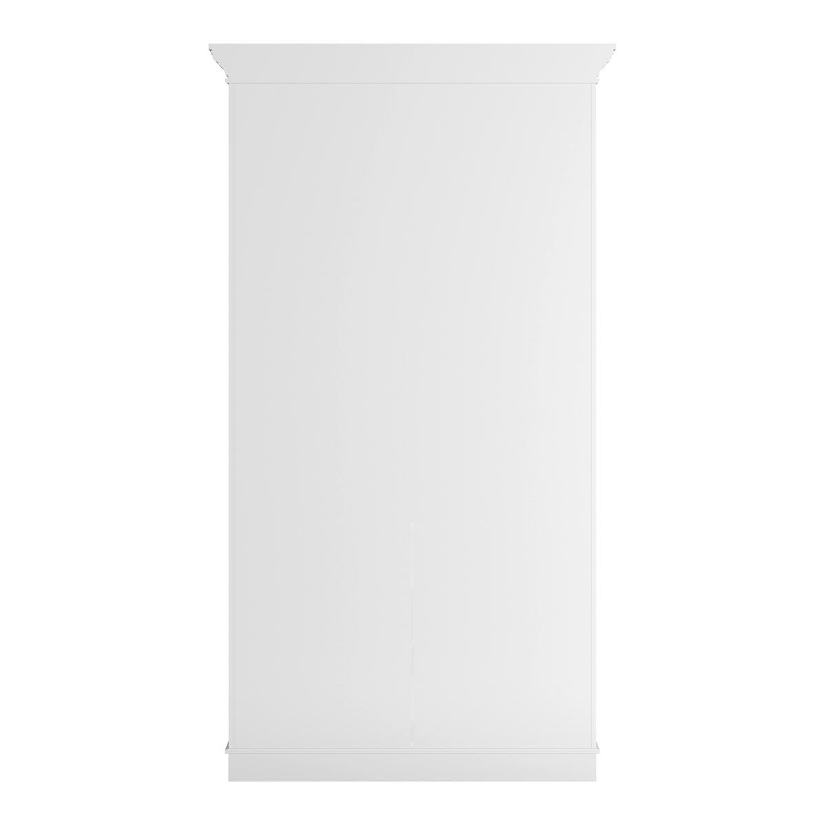 Bufet ALVARO - alb, Modern, material pe bază de lemn (121,5/220/55,5cm) - Bessagi Home