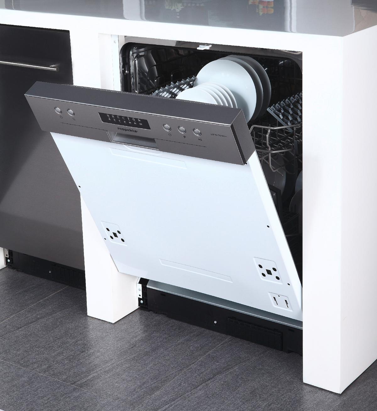 Pomivalni Stroj Respekta Kari - barve nerjavečega jekla/bela, Trend, kovina (59,8/81,5/57cm) - Respekta