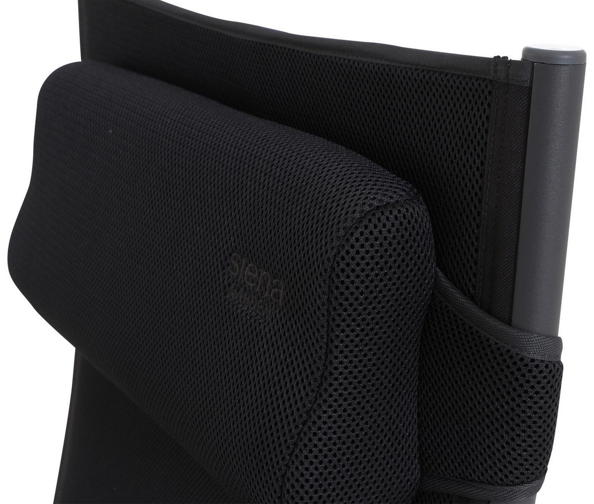 Garten-Relaxliegel Anthrazit Aluminium klappbar - Anthrazit, KONVENTIONELL, Textil/Metall (69/124/84cm) - Siena Garden