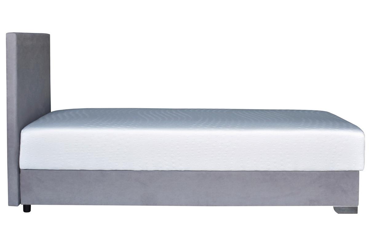 Tapecirani Krevet Morato - bijela/siva, Moderno, drvni materijal/tekstil (90/200cm) - Best Price