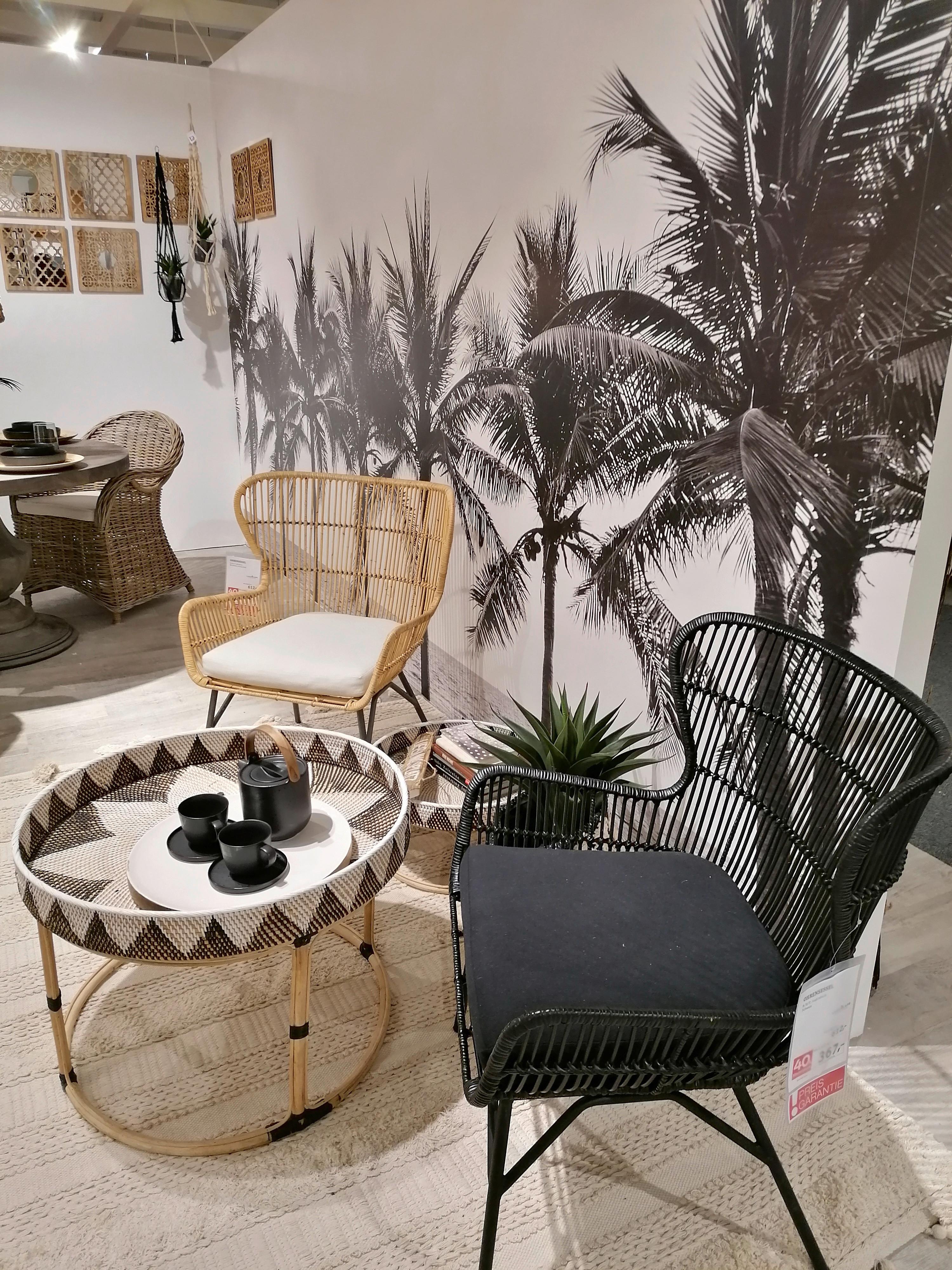 FOTEL USZAK GÖTEBORG -BEACH CLUB- - czarny, Lifestyle, metal/drewno (74/87/64cm) - Landscape