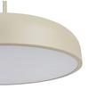 LED-HÄNGLAMPA MIKE - vit/sandfärgad, Modern, metall/plast (40/40/130cm) - Mömax