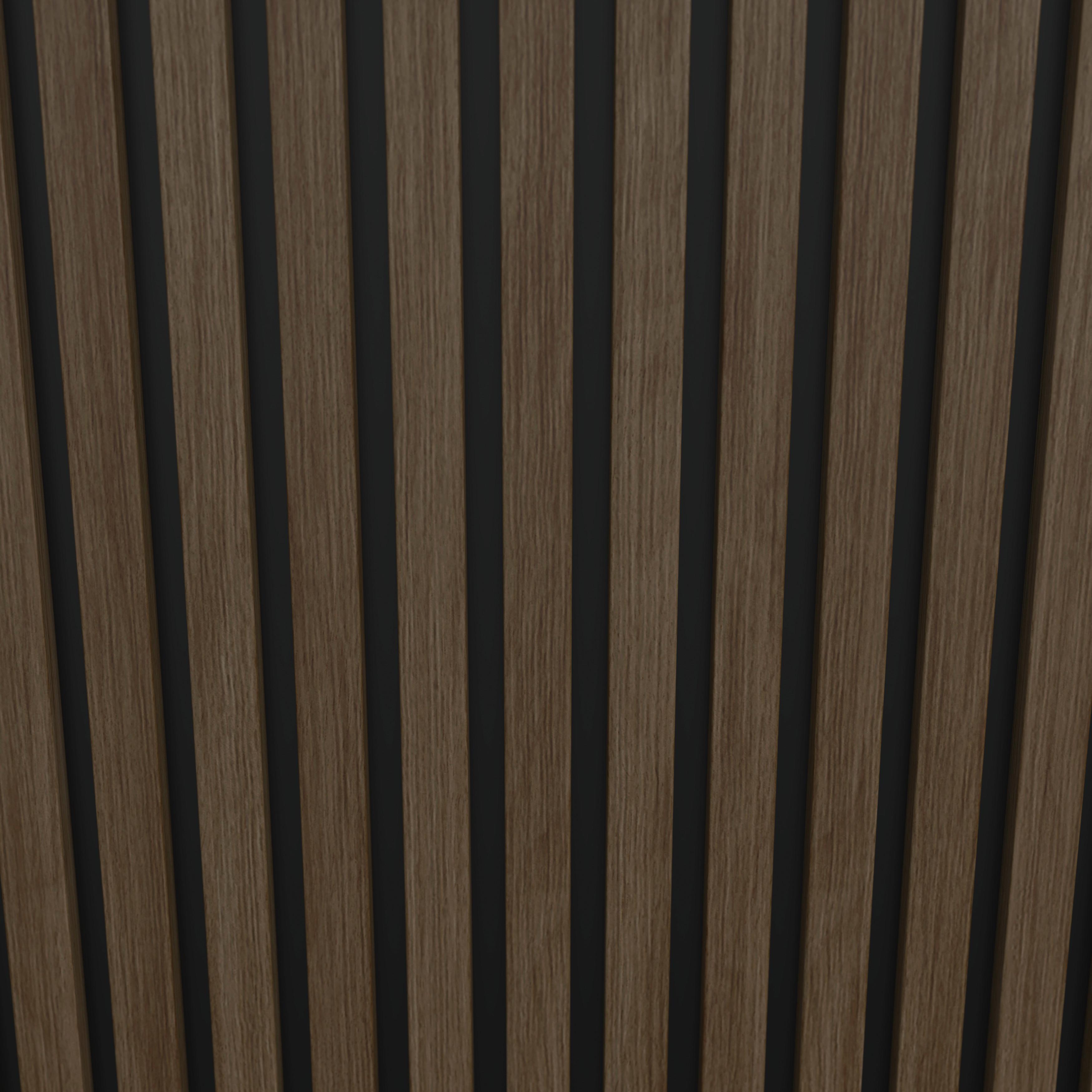 AKUSTIKPANEL RICO - brun, Modern, trämaterial/trä (60/240/2,1cm) - Bessagi Home