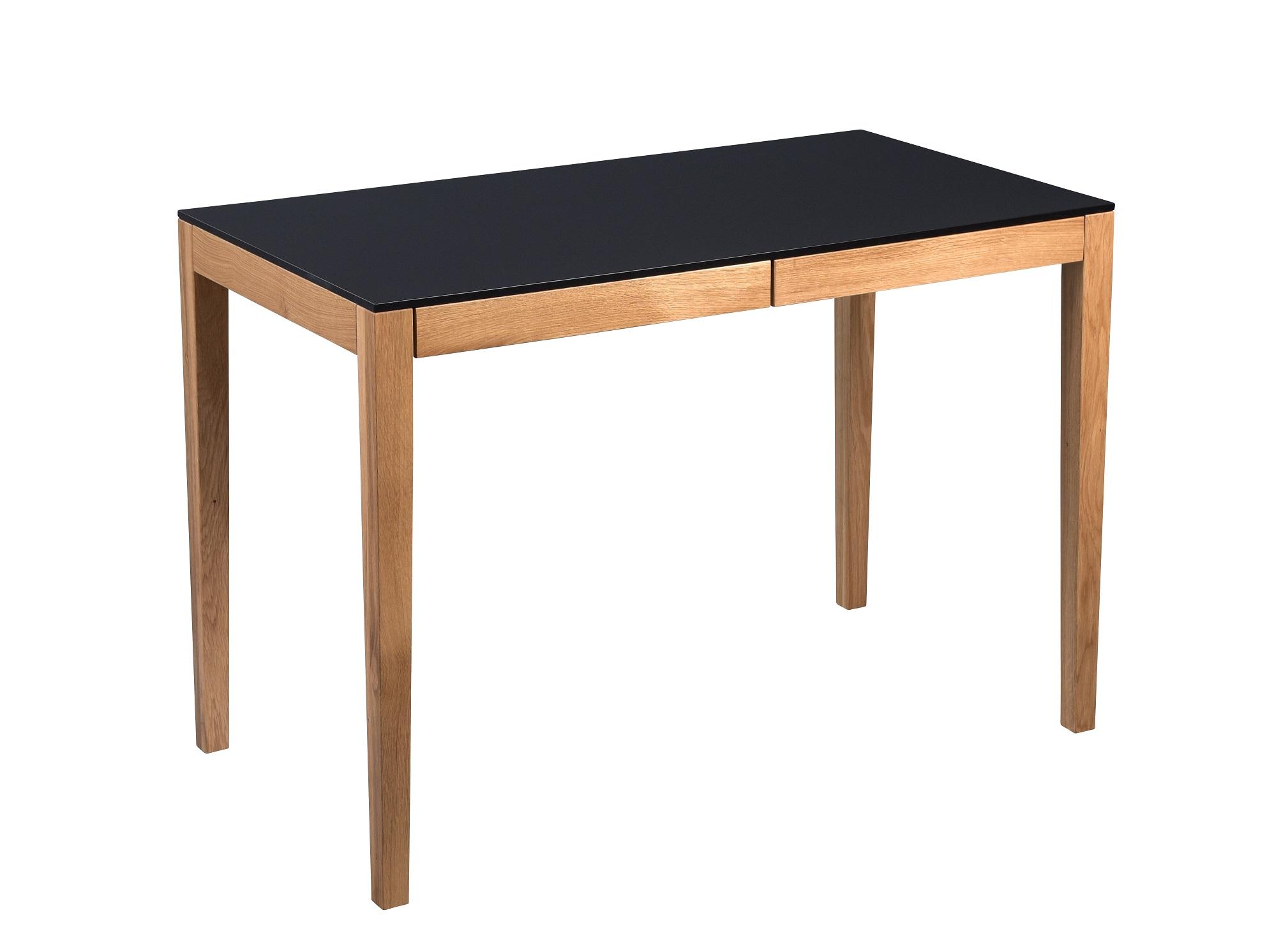 Schreibtisch aus Wildeiche ca. 110x75x60cm - MODERN, Holz/Holzwerkstoff (110/75/60cm) - Modern Living