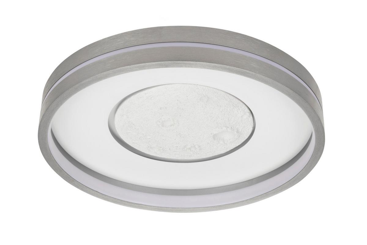 LAMPA SUFITOWA LED BAKERSFIELD *SBN* - szary, Design, metal (38/8,5cm) - Novel