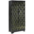 Schrank Schwarz/Goldfarben - Goldfarben/Schwarz, MODERN, Holz (85/180/45cm) - Premium Living Schrank Schwarz/Goldfarben - Goldfarben/Schwarz, MODERN, Holz (85/180/45cm) - Premium Living