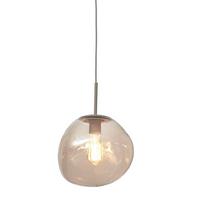 Függőlámpa Helsinki - borostyánszínű, Trend, üveg (26/37,5cm) - It's about Romi
