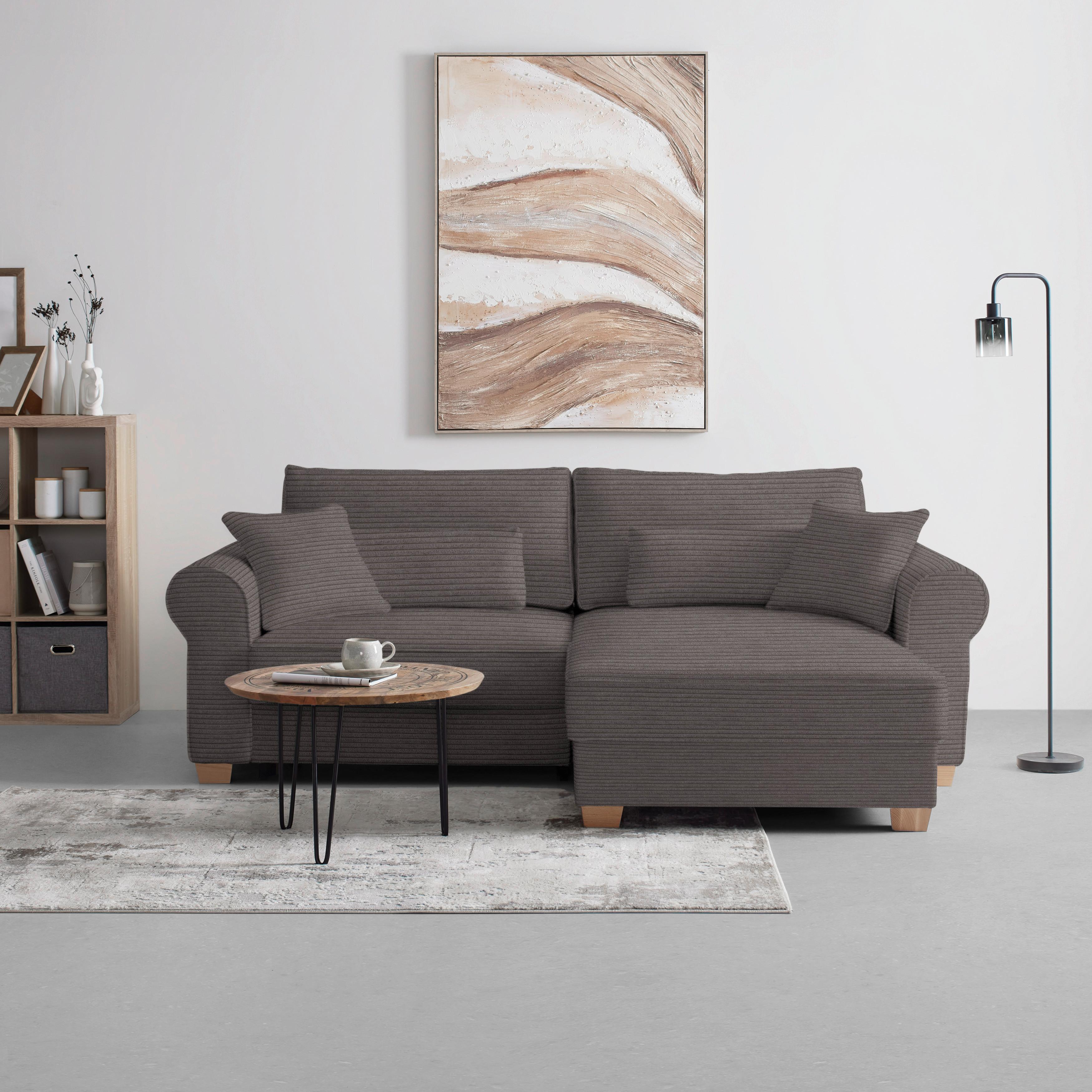 Wohlandschaft Angelo Dunkelgrau - Dunkelgrau, MODERN, Holz/Holzwerkstoff (255/92/185cm) - Mömax